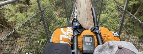 Bikepacking scene for navigation